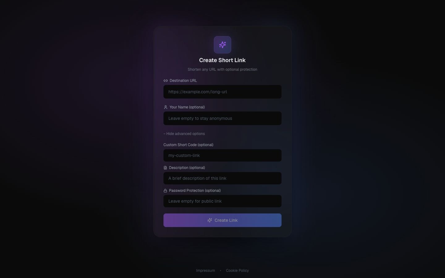 Dakaru URL product screenshot